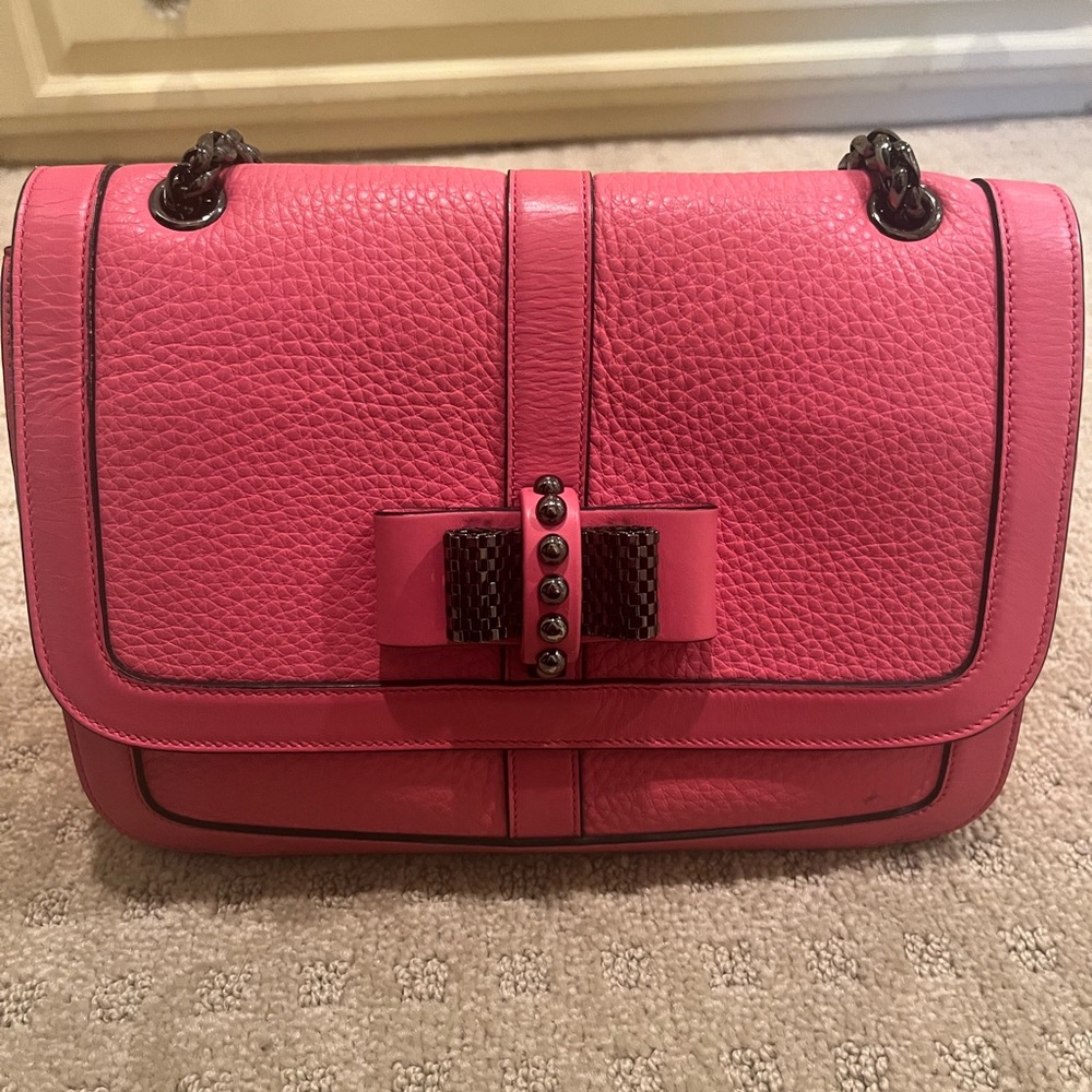 SOLD!!!! Christian Louboutin Pink Shoulder Bag